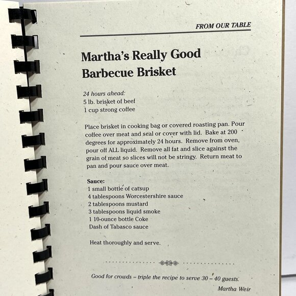 Weirs Country Store 35th Anniversary Cookbook Spiral Bound Recipes - Picture 6 of 7